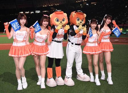 　統一ライオンズの台湾Ｕｎｉ－Ｇｉｒｌｓ（撮影・園田高夫）