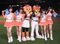 　統一ライオンズの台湾Ｕｎｉ－Ｇｉｒｌｓ（撮影・園田高夫）