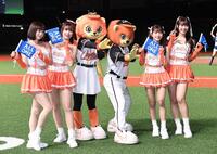 　統一ライオンズの台湾Ｕｎｉ－Ｇｉｒｌｓ（撮影・園田高夫）