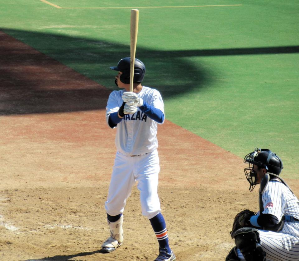 　代打で初出場した駒大・谷佳亮