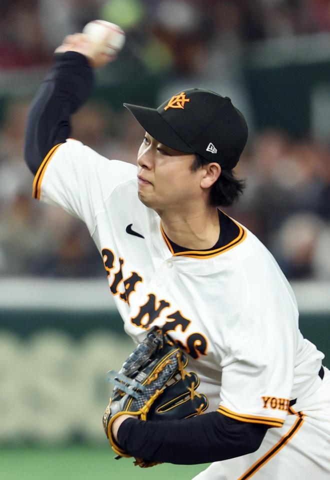 　広島戦に先発した山崎