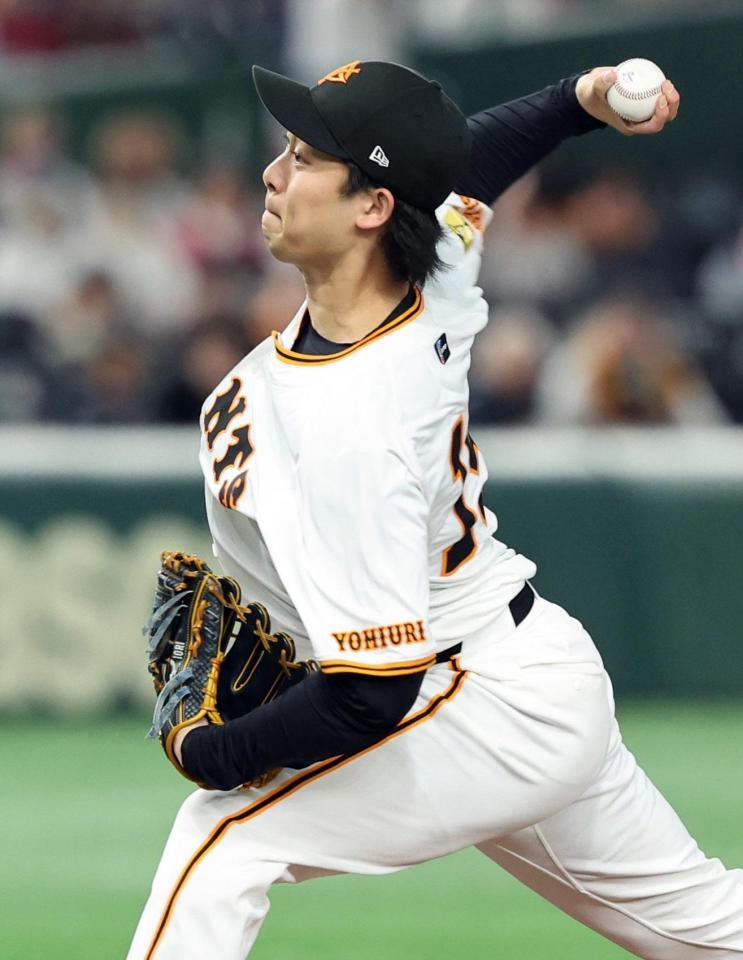 　広島戦に先発した山崎