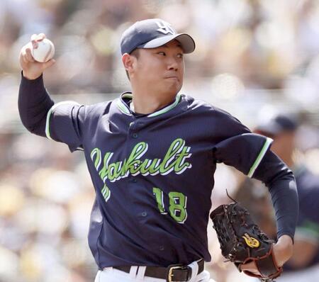 　先発し、投げ込む奥川（撮影・田中太一）