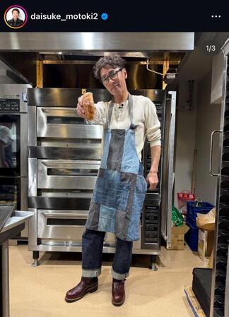 　元木大介氏インスタグラム（ｄａｉｓｕｋｅ＿ｍｏｔｏｋｉ２）より