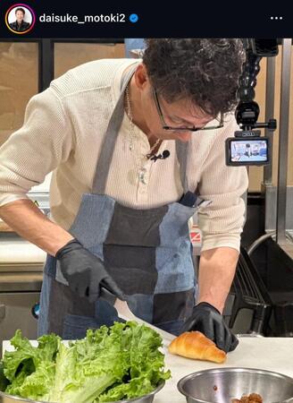 　元木大介氏インスタグラム（ｄａｉｓｕｋｅ＿ｍｏｔｏｋｉ２）より