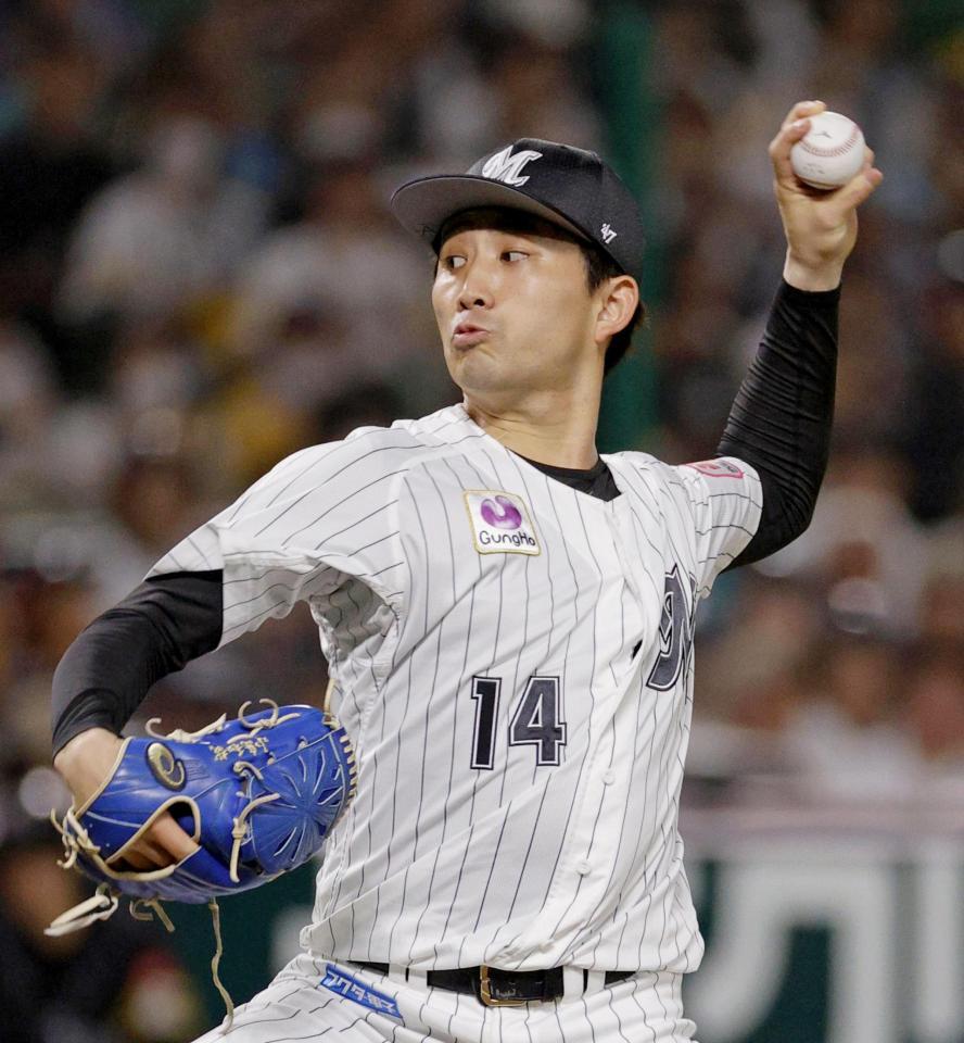 　ソフトバンク戦に先発した小島