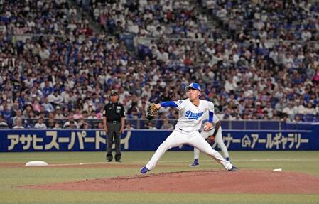 　プロ初登板した金丸