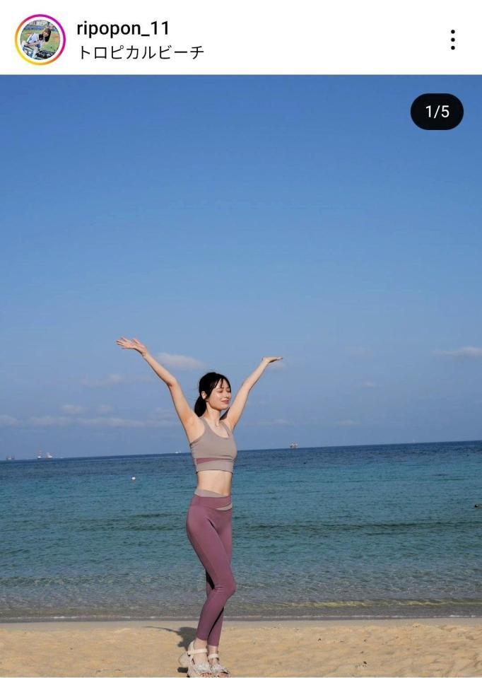 　河田梨帆のインスタグラム（＠ｒｉｐｏｐｏｎ＿１１）から
