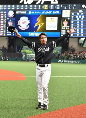 　３安打５打点と大活躍の柳町（撮影・持木克友）