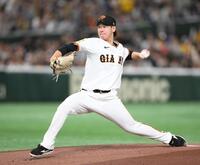 　阪神戦に先発した井上（撮影・堀内翔）