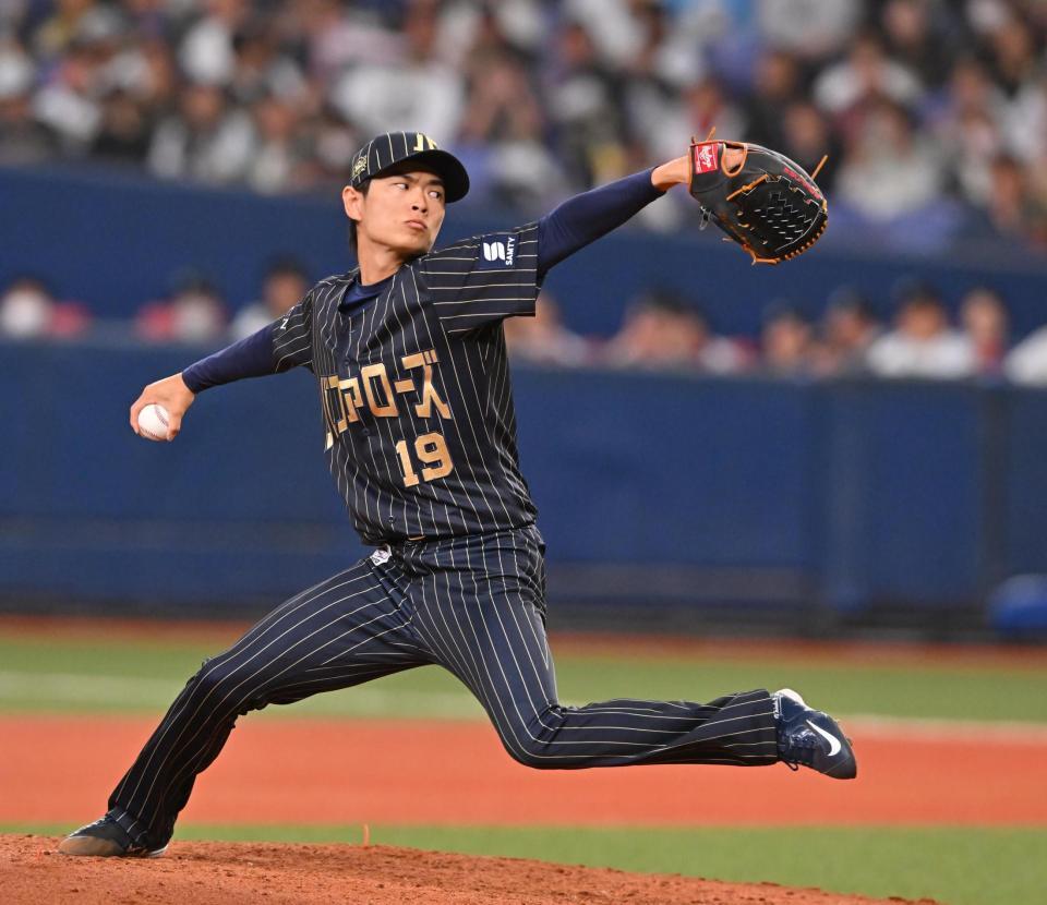 オリックス サードユニホーム発表 由伸「18」新背番号お披露目