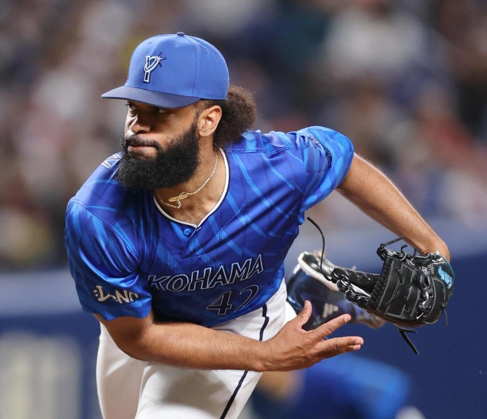 　中日戦に先発したジャクソン