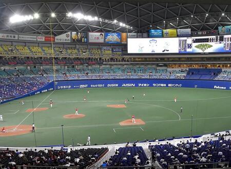 自己最速連発のバンテリンドーム　一夜明けてスピードガン表示は“通常モード”　中日・大野の初回最速は１４７キロ