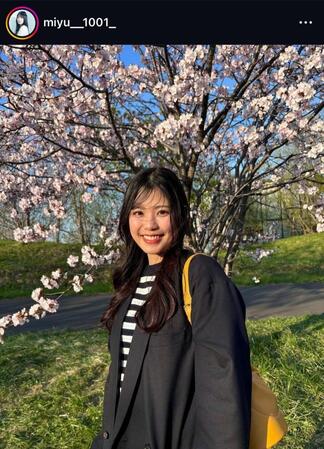 　滝谷美夢インスタグラム（ｍｉｙｕ＿＿１００１＿）より