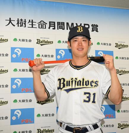 オリックス・太田が3、4月の月間MVPに初選出! 勢いに乗れた要因は「やっぱり開幕戦」