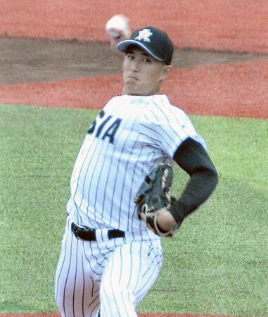 　快投を見せた亜大・斉藤
