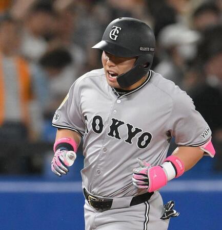 巨人・浅野が２戦連発の２号ソロ　ヤクルト・吉村から左翼席へ運ぶ