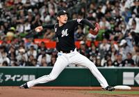 　ロッテ先発の石川柊