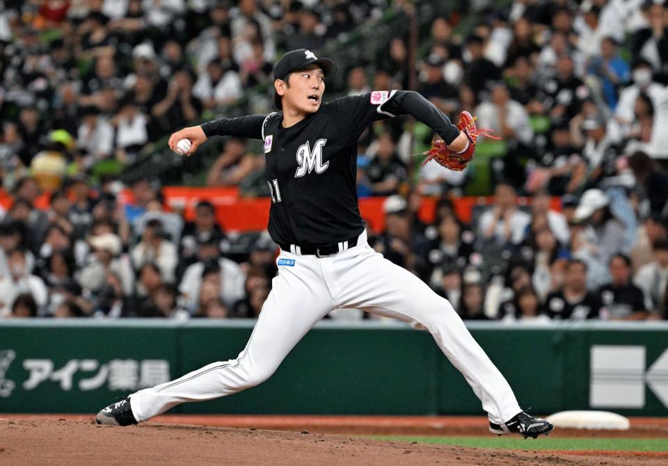 　ロッテ先発の石川柊