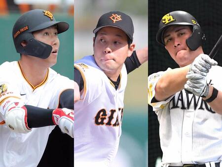 　（左から）秋広優人、大江竜聖、リチャード