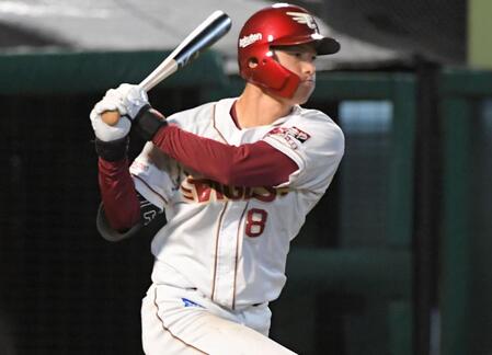 楽天・辰己が今季1号先制2ラン 初回にロッテ・小島から右翼ポール際へ