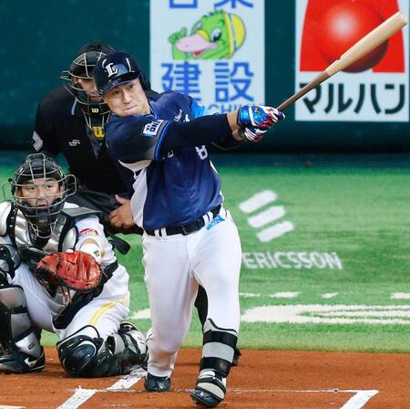 西武・ドラ２渡部聖　１０８打席目でプロ初アーチ「気持ち良かったです」　規定打席も到達、堂々パ２位打率・３３３
