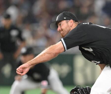 ロッテ・サモンズが来日初勝利の権利　六回途中２安打無失点の好投