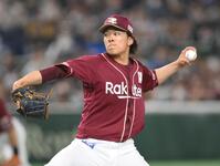 　力投する先発の早川（撮影・伊藤笙子）