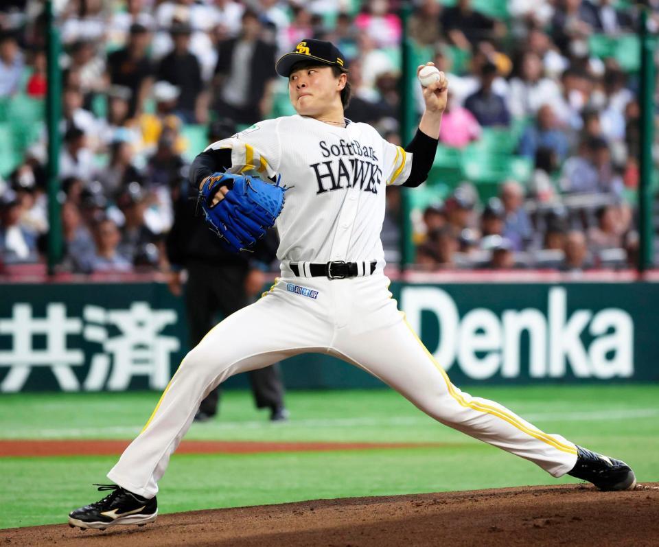 　西武戦に先発した前田純