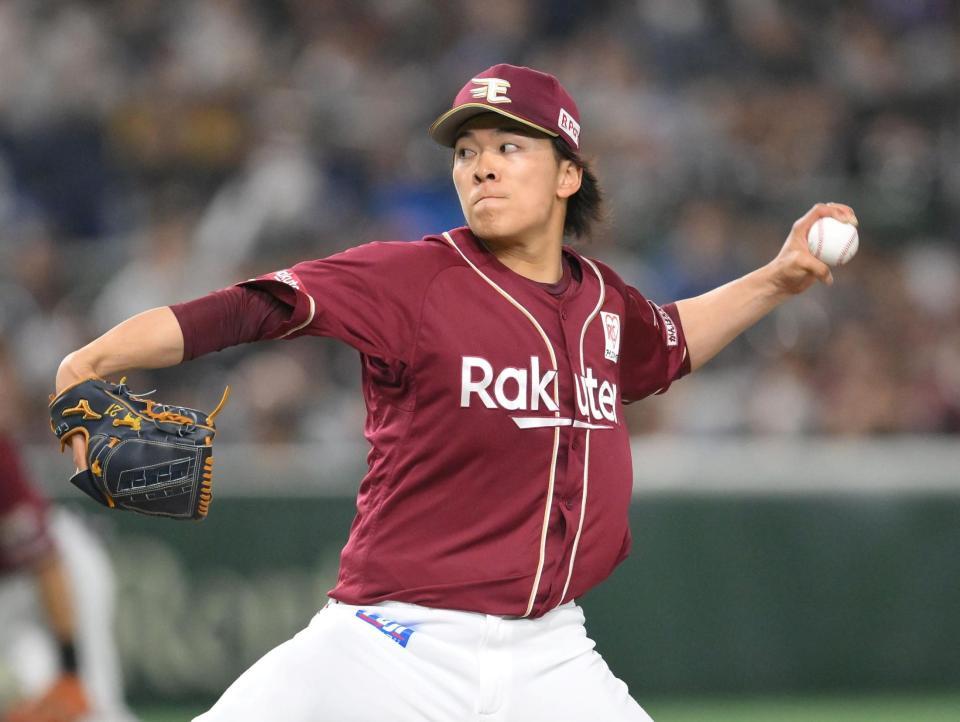 　力投する先発の早川（撮影・伊藤笙子）