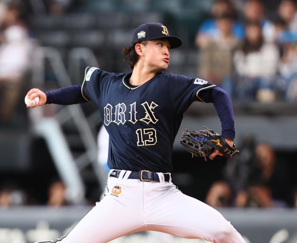 　日本ハム戦にプロ初登板初先発する寺西（撮影・中島達哉）