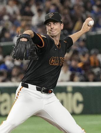 巨１-０中（１７日）　巨人が無失点リレー