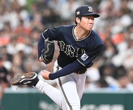 　好投する先発の曽谷（撮影・園田高夫）