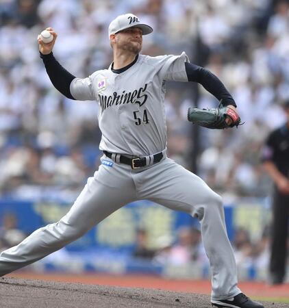 　力投するボス（撮影・開出牧）