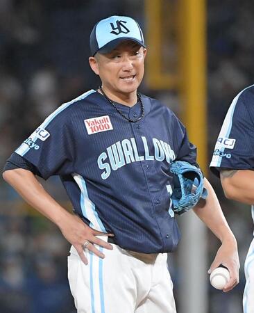 　５回途中７失点でＫＯされた石川（撮影・佐藤厚）