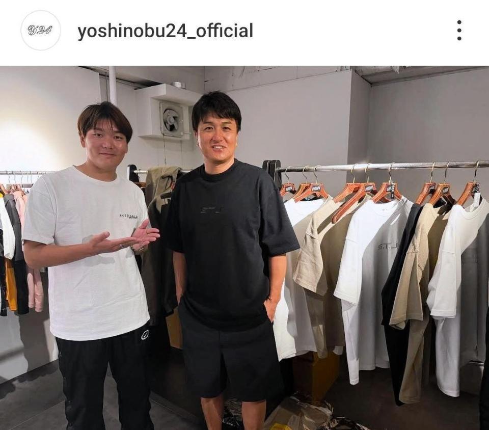 　高橋由伸氏のインスタグラム（＠ｙｏｓｈｉｎｏｂｕ２４＿ｏｆｆｉｃｉａｌ）から