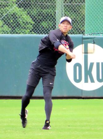 　２０日の阪神戦登板へ最終調整を行った戸郷