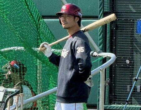 　今季初めて１軍に合流した島内