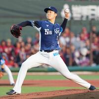 　楽天戦に先発した菅井