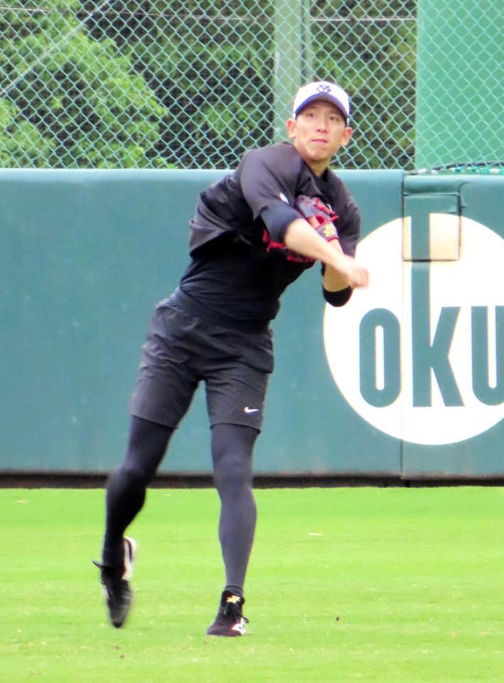 　２０日の阪神戦登板へ最終調整を行った戸郷