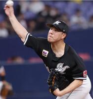 　好投する先発の西野（撮影・坂部計介）