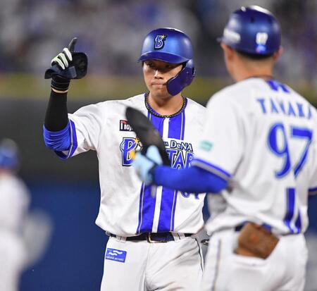 ６回、左前打を放ち猛打賞の蝦名（撮影・開出牧）