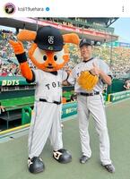 　上原浩治氏のインスタグラム（ｋｏｊｉ１９ｕｅｈａｒａ）より 