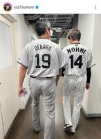 　上原浩治氏のインスタグラム（ｋｏｊｉ１９ｕｅｈａｒａ）より 