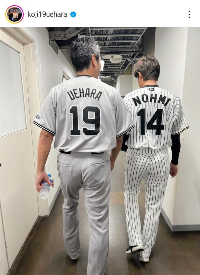 　上原浩治氏のインスタグラム（ｋｏｊｉ１９ｕｅｈａｒａ）より 