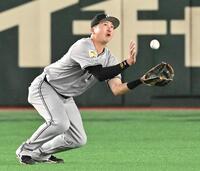 　２回、増田の打球を好捕する泉口