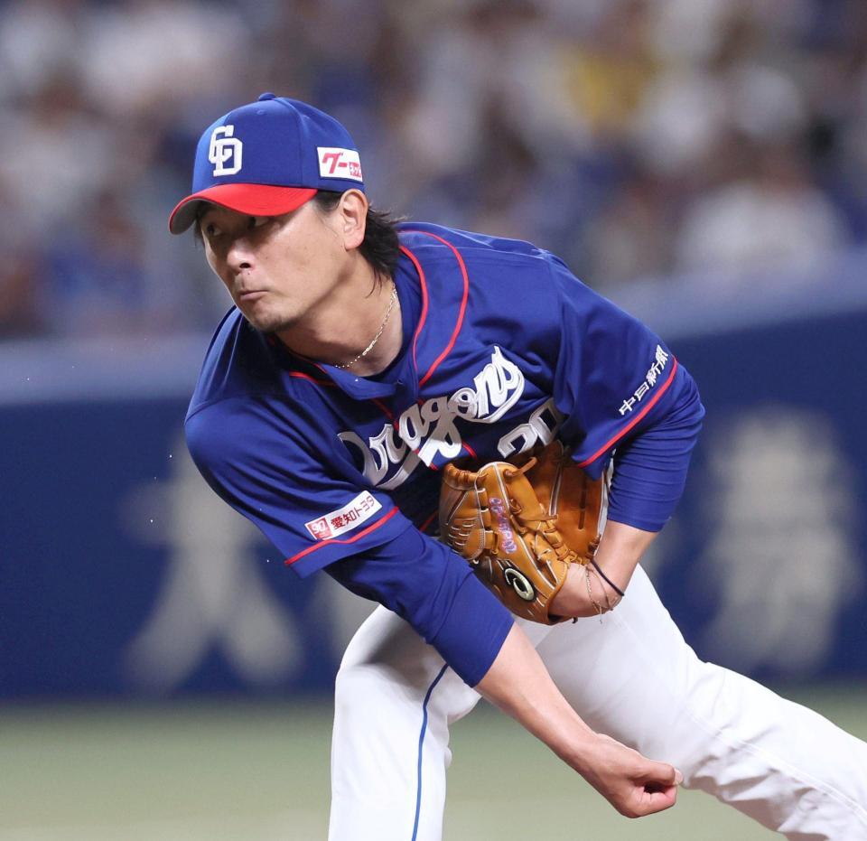 　先発し、力投する涌井（撮影・北村雅宏）