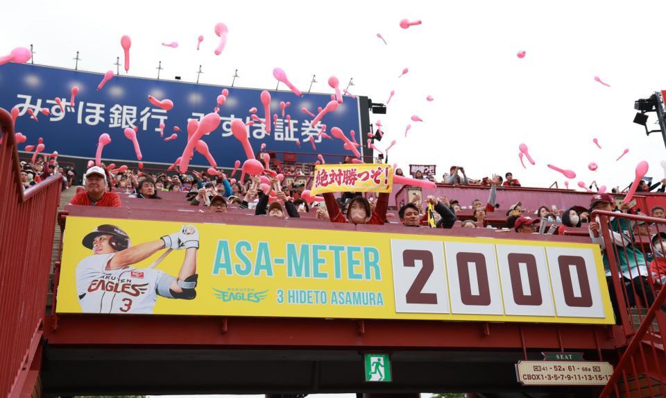 　２０００を刻んだＡＳＡ－ＭＥＴＥＲ（撮影・金田祐二）