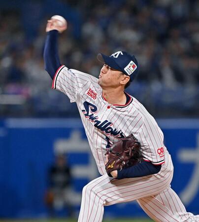 　９回表に登板した石山