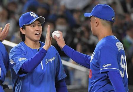 中日・三浦　勝って反省「六回を投げ切りたかった」　井上監督も「欲を言えば、あと１イニング」